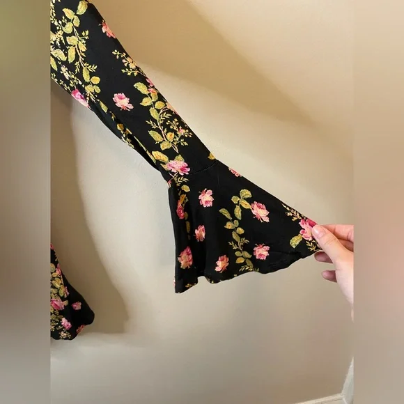 NWT Free People Sample Piece Lone Star Bias Floral Dress - Picture 6 of 15